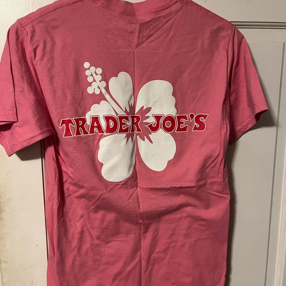Trader Joe's Pink Short Sleeve Tee
